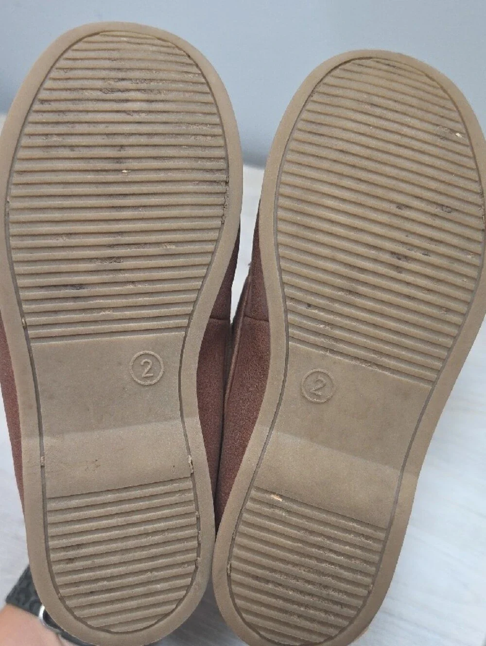 Old Navy Brown Kids Moccasin Slip-Ons